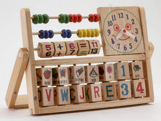 wooden train alphabet and numbers