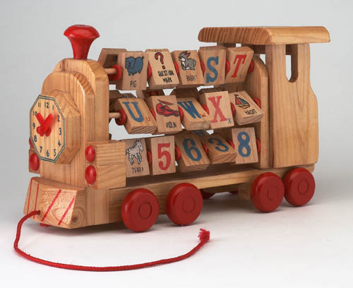 wood learning toy