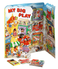 11 fold out coloring books with 6 crayons