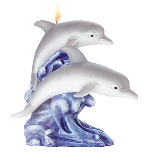 dolphin candle
