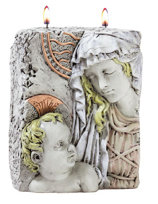 Madonna and Child dual wick candle