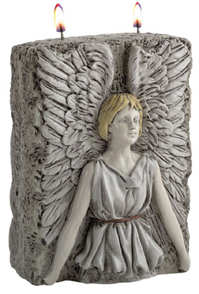 angel dual wick candle