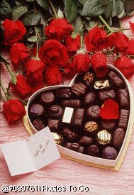 Candy and flowers